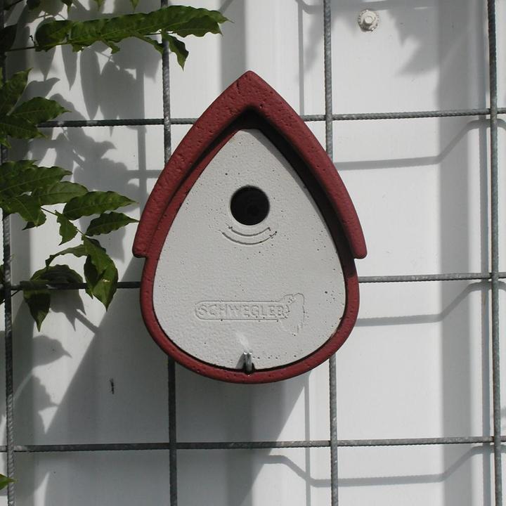 Produktbild Schwegler 00155/9 Nisthöhle Meisenresidenz 1 MR 27 x 19 x 23, rot / grau