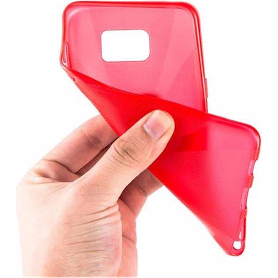 Thumbnail - Cadorabo TPU X-Line Cover (Samsung Galaxy Note 5), Smartphone Hülle, Rot