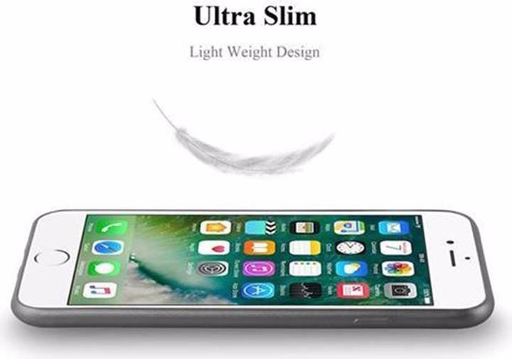 Actual product image Cadorabo TPU Matt Metallic Cover (Apple iPhone 7 Plus, Apple iPhone 7s Plus, Apple iPhone 8 Plus)