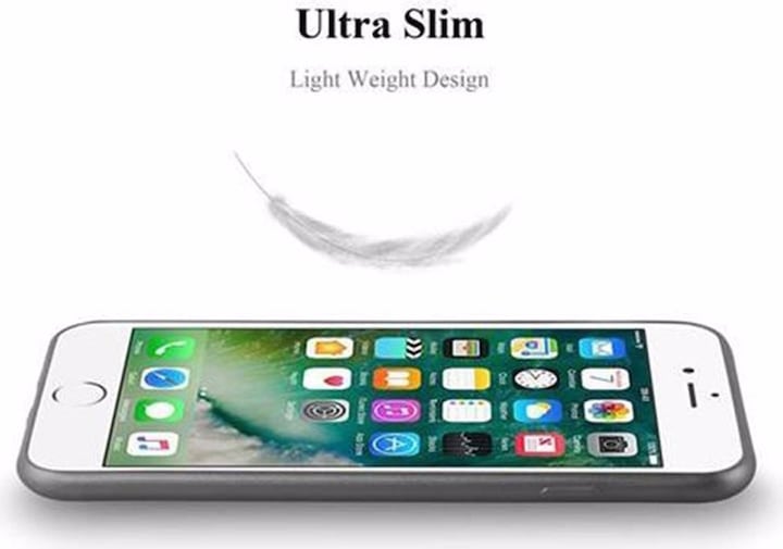 Actual product image Cadorabo TPU Matt Metallic Cover (Apple iPhone 7 Plus, Apple iPhone 7s Plus, Apple iPhone 8 Plus)