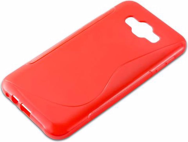Actual product image Cadorabo TPU S-Line Cover (Samsung Galaxy E7)