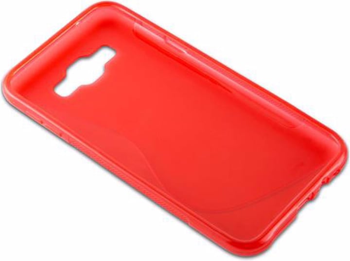 Actual product image Cadorabo TPU S-Line Cover (Samsung Galaxy E7)