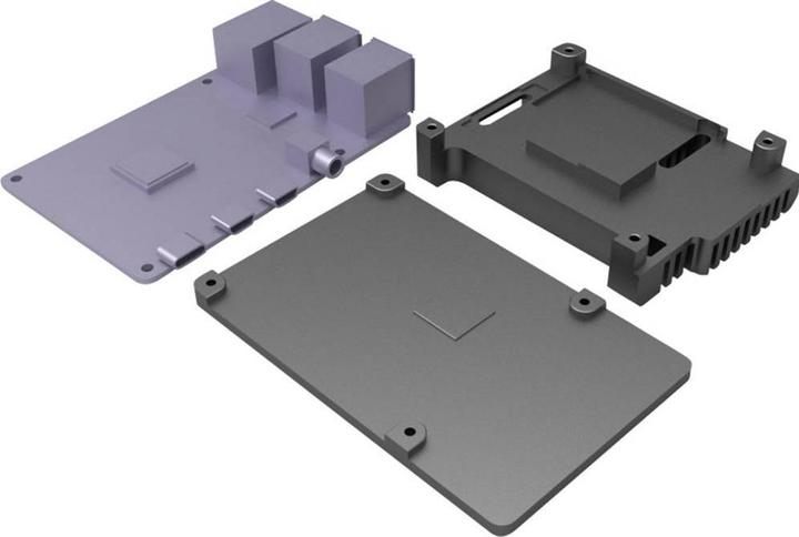 Actual product image Joy-it Pi 4B Block