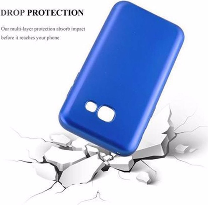 Actual product image Cadorabo TPU Matt Metallic Cover (Samsung Galaxy A3 (2017))