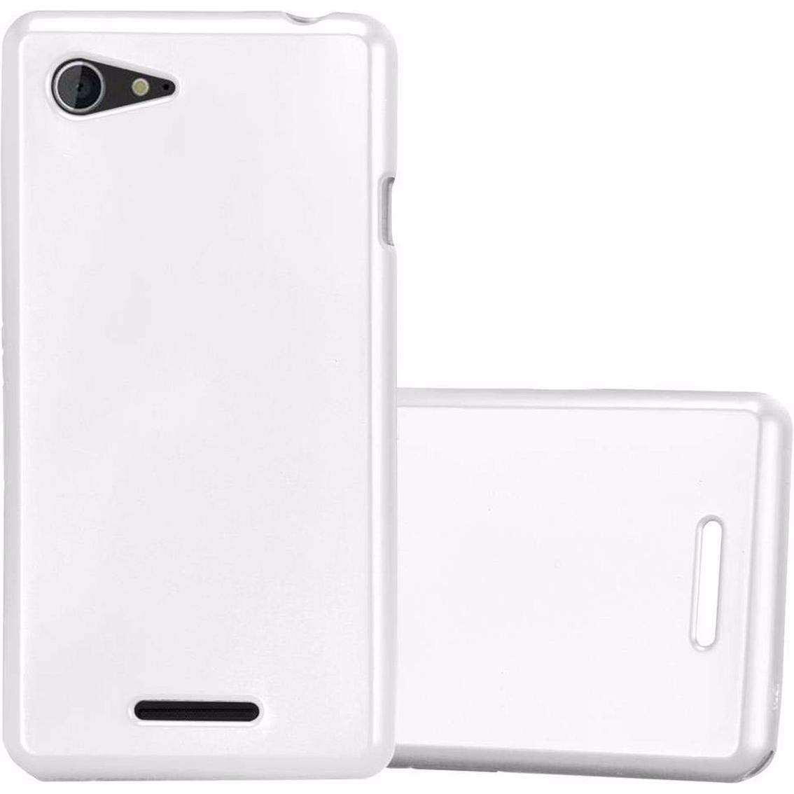 Thumbnail - Cadorabo TPU Matt Metallic Cover (Sony Xperia E3), Smartphone Hülle, Silber