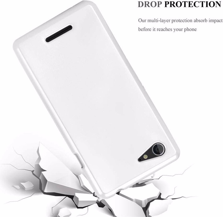 Actual product image Cadorabo TPU Matt Metallic Cover (Sony Xperia E3)