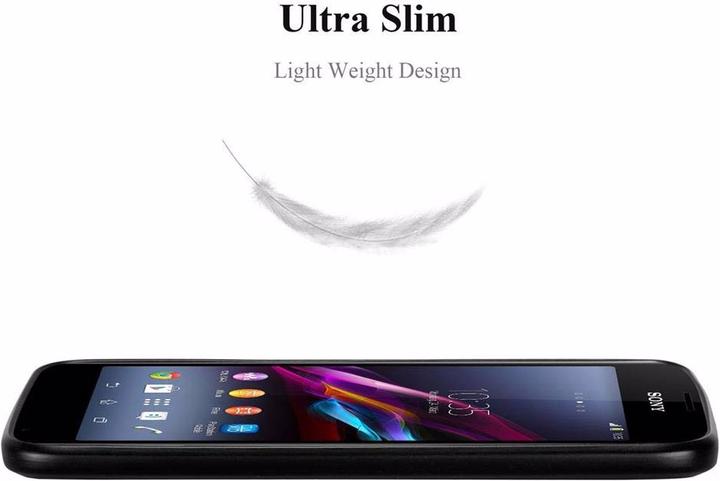 Actual product image Cadorabo TPU Matt Metallic Cover (Sony Xperia E1)