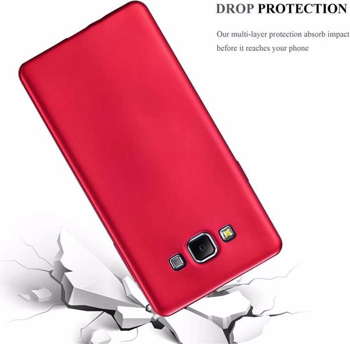 Actual product image Cadorabo TPU Matt Metallic Cover (Samsung Galaxy A7)