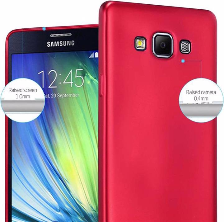 Actual product image Cadorabo TPU Matt Metallic Cover (Samsung Galaxy A7)