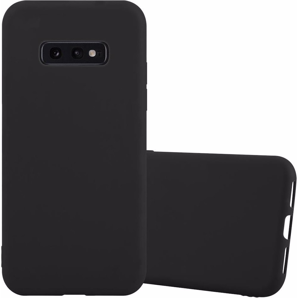 Cadorabo TPU Candy Cover (Samsung Galaxy S10e), Smartphone Hülle, Schwarz