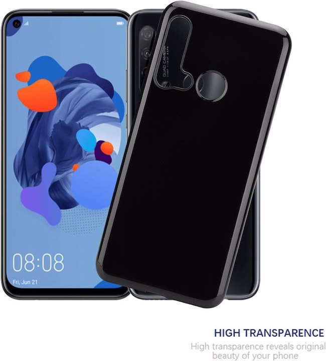 Actual product image Cadorabo TPU Ultra Slim AIR Cover (Huawei Nova 5i, Huawei P20 Lite (2019))