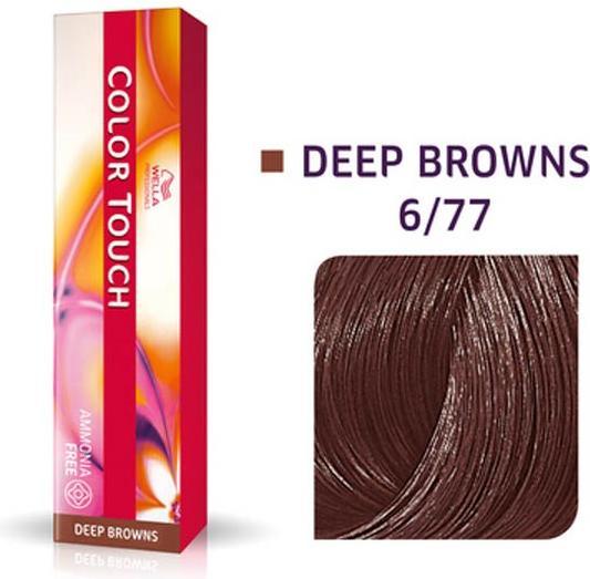 Actual product image Wella Colour Touch Deep Browns 6/77 60ml (6/77 Deep brown)