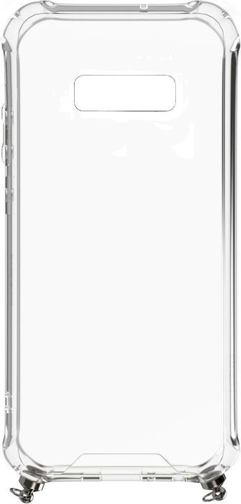 Evelatus GalaxyS10e Silicone TPU trasparente con cinturino per collana (Samsung Galaxy S10e)