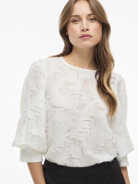 Immagine prodotto Vila VITATE Rundhals Oberteil mit 3/4-Ärmeln (36)