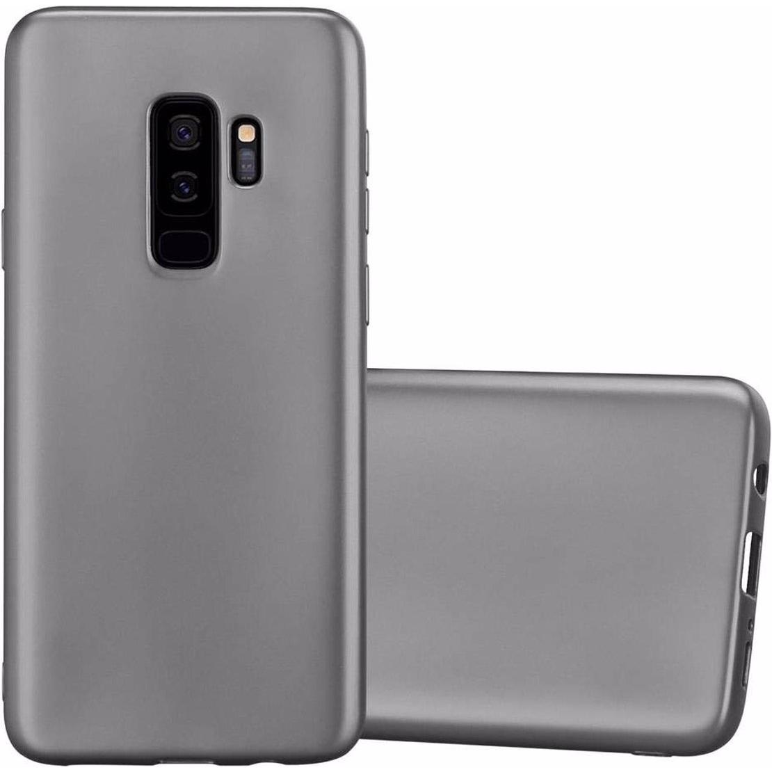 Thumbnail - Cadorabo TPU Matt Metallic Cover (Samsung Galaxy S9+), Smartphone Hülle, Grau
