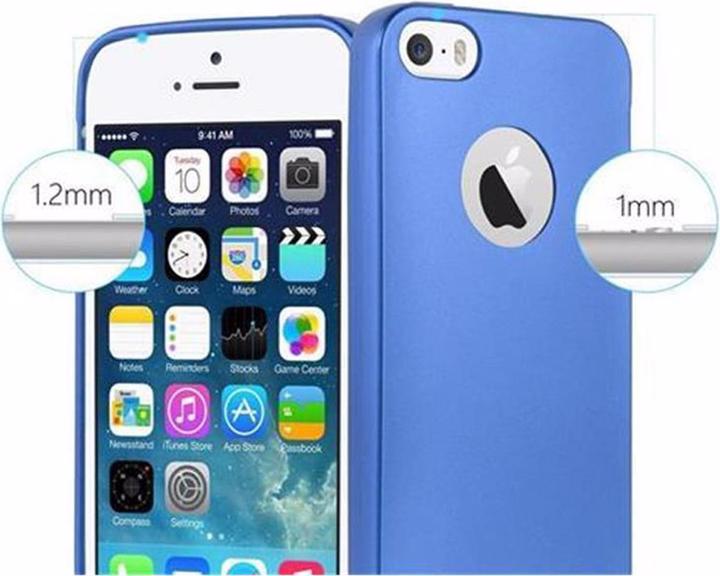 Image du produit Cadorabo Couverture métallique mate TPU (Apple iPhone 5)