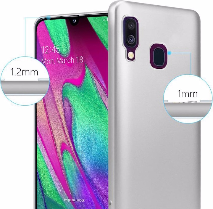 Produktbild Cadorabo TPU Matt Metallic Cover (Samsung Galaxy A40)