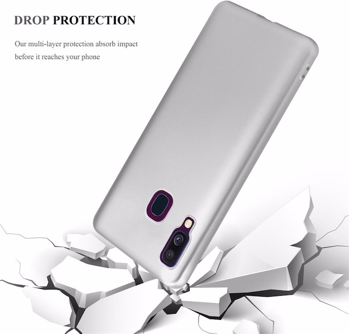 Produktbild Cadorabo TPU Matt Metallic Cover (Samsung Galaxy A40)
