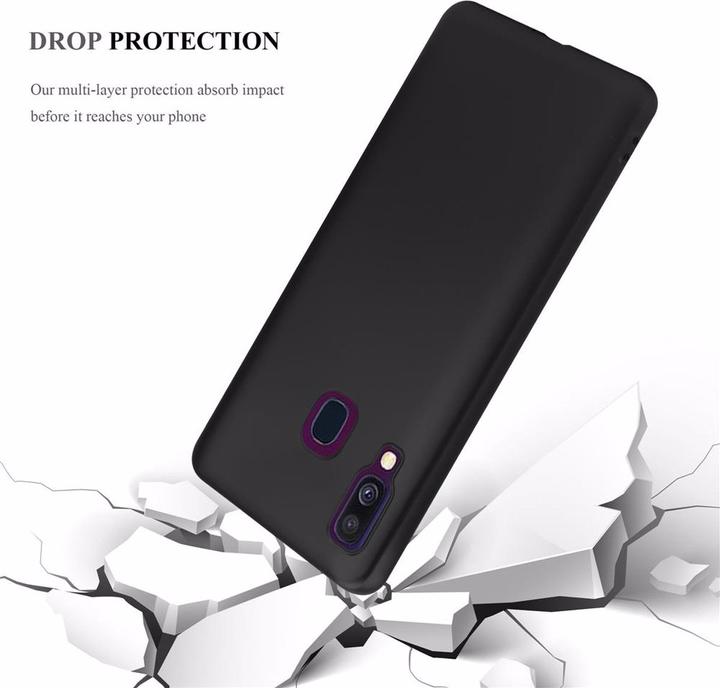 Image du produit Cadorabo Couverture métallique mate TPU (Samsung Galaxy A40)