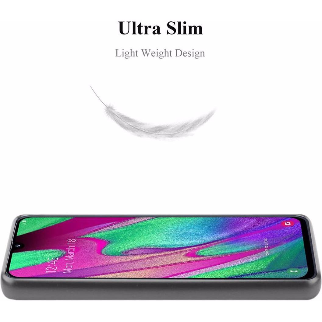 Thumbnail - Cadorabo TPU Matt Metallic Cover (Samsung Galaxy A40), Smartphone Hülle, Grau
