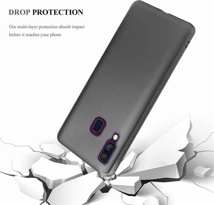 Produktbild Cadorabo TPU Matt Metallic Cover (Samsung Galaxy A40)
