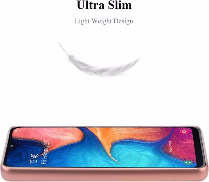 Produktbild Cadorabo TPU Matt Metallic Cover (Samsung Galaxy A20e, Samsung Galaxy A10e)