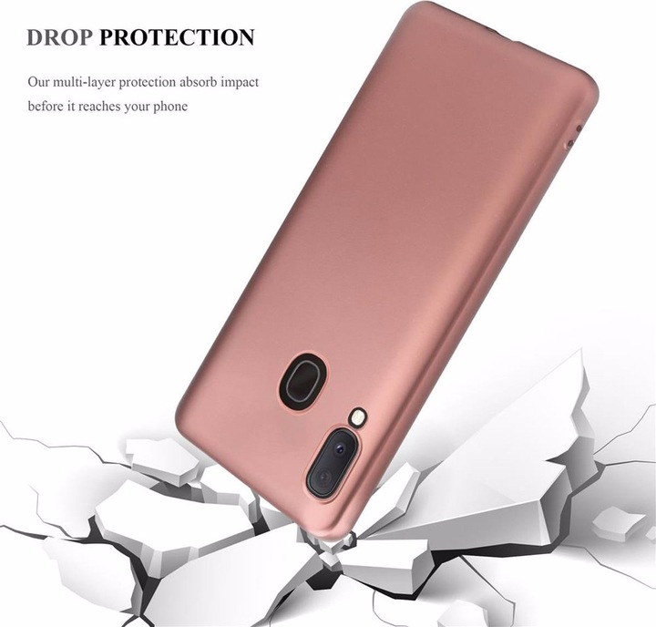 Produktbild Cadorabo TPU Matt Metallic Cover (Samsung Galaxy A20e, Samsung Galaxy A10e)