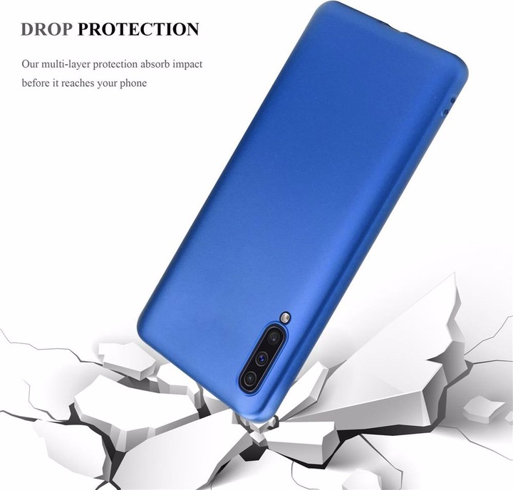 Actual product image Cadorabo TPU Matt Metallic Cover (Samsung Galaxy A50)