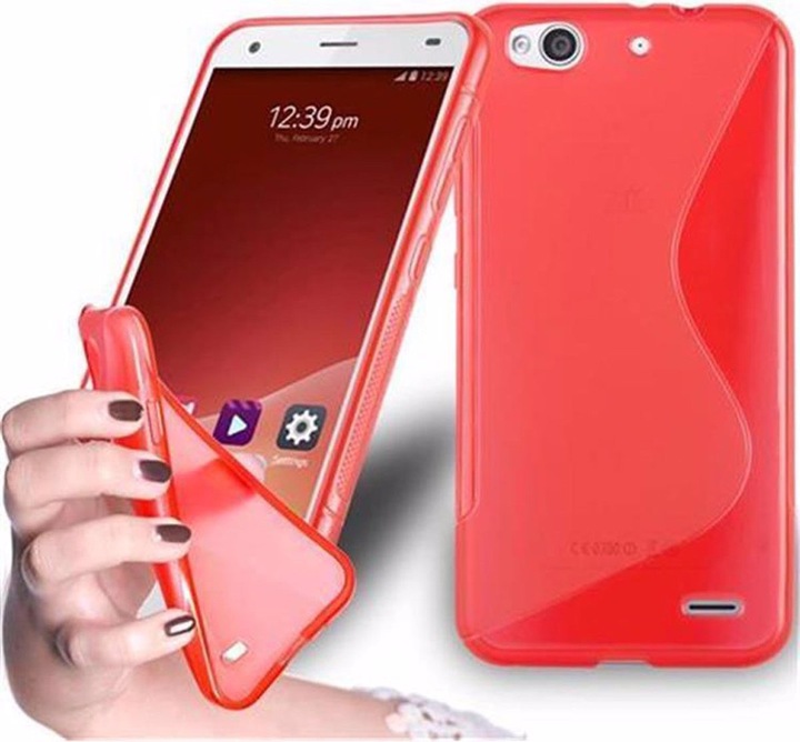 Actual product image Cadorabo TPU S-Line Cover (ZTE Blade S6 Lux)