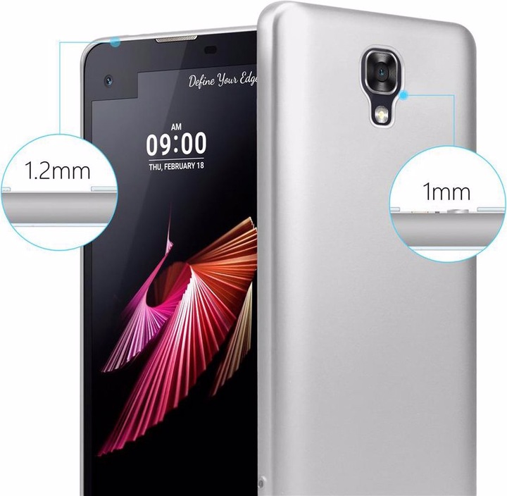 Produktbild Cadorabo TPU Matt Metallic Cover (LG X Screen)