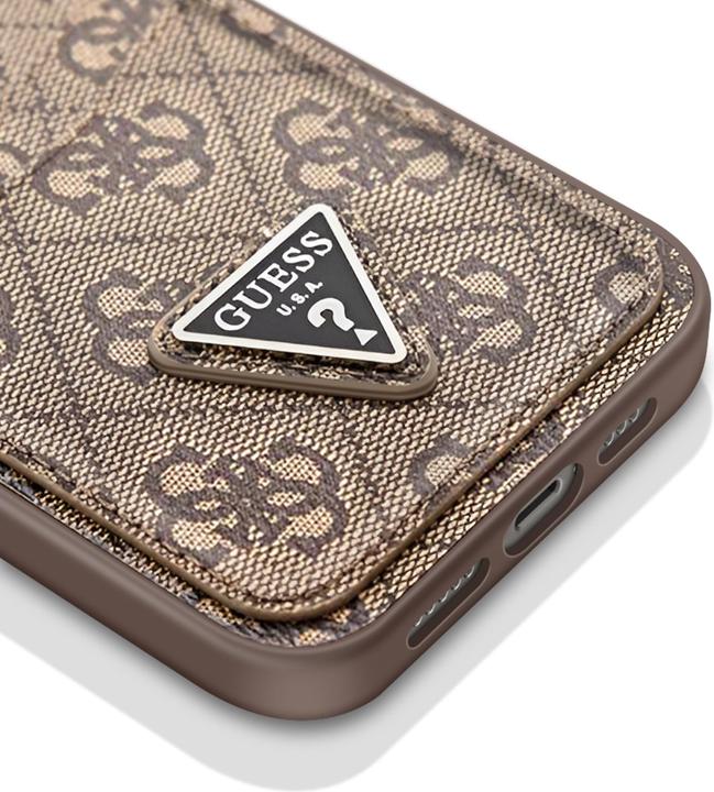 Produktbild Guess Hülle PU 4G Kartenhalter, Braun Series (Apple iPhone 14 Plus)