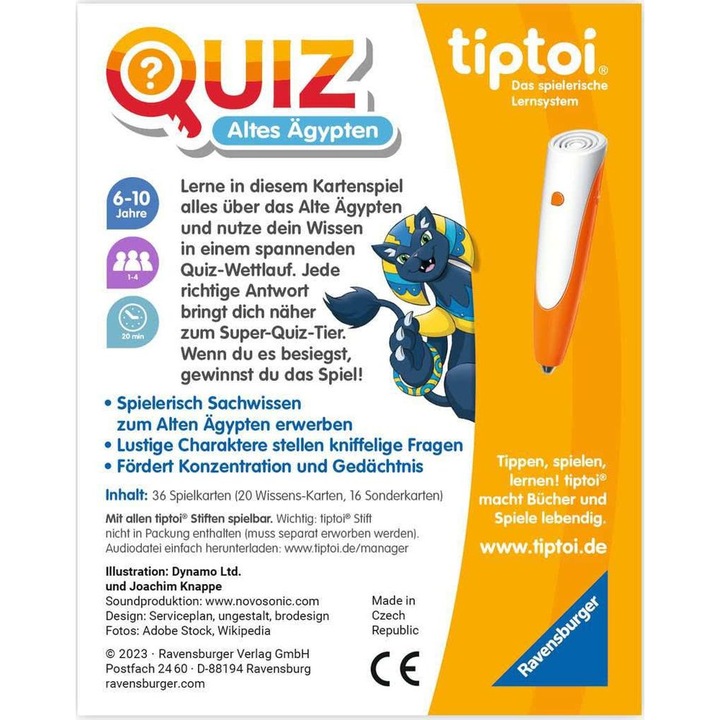 Immagine prodotto tiptoi Quiz Antico Egitto (Tedesco)