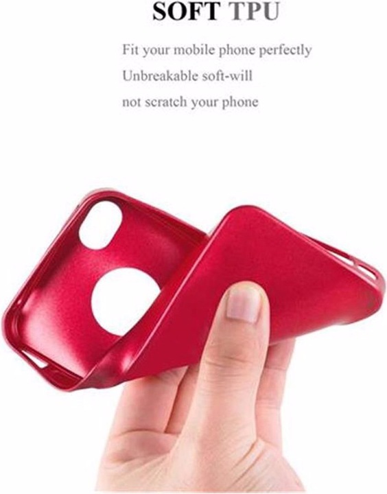 Actual product image Cadorabo TPU Matt Metallic Cover (Apple iPhone 4, G4s)