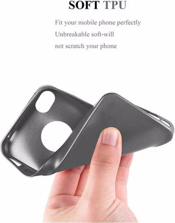 Produktbild Cadorabo TPU Matt Metallic Cover (Apple iPhone 4, LG G4s)