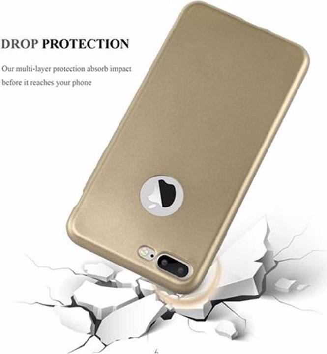 Produktbild Cadorabo TPU Matt Metallic Cover (Apple iPhone 7 Plus, Apple iPhone 7s Plus, Apple iPhone 8 Plus)