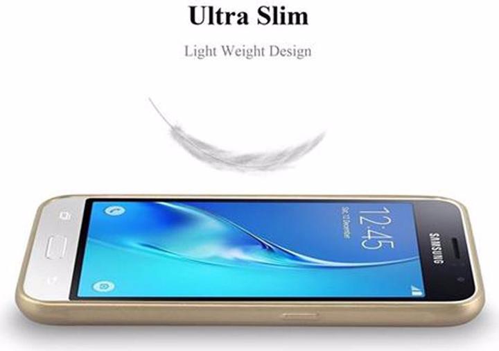 Produktbild Cadorabo TPU Matt Metallic Cover (Samsung Galaxy J1)