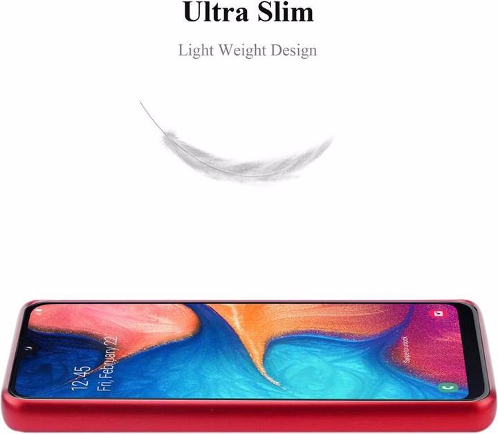 Actual product image Cadorabo TPU Matt Metallic Cover (Samsung Galaxy A20e)