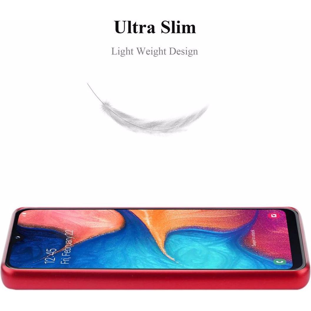 Thumbnail - Cadorabo TPU Matt Metallic Cover (Samsung Galaxy A20e, Samsung Galaxy A10e), Smartphone Hülle, Rot