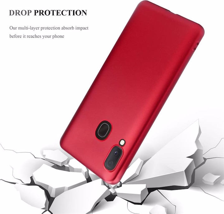 Produktbild Cadorabo TPU Matt Metallic Cover (Samsung Galaxy A20e)