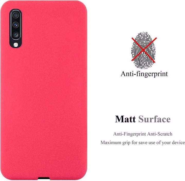 Actual product image Cadorabo TPU Frosted Cover (Samsung Galaxy A70, Samsung Galaxy A70S)
