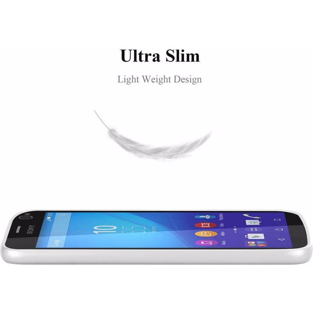 Thumbnail - Cadorabo TPU Matt Metallic Cover (Sony Xperia C4), Smartphone Hülle, Silber