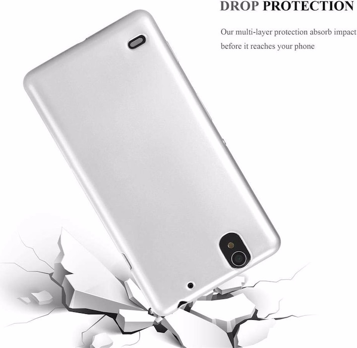 Image du produit Cadorabo Couverture métallique mate TPU (Sony Xperia C4)