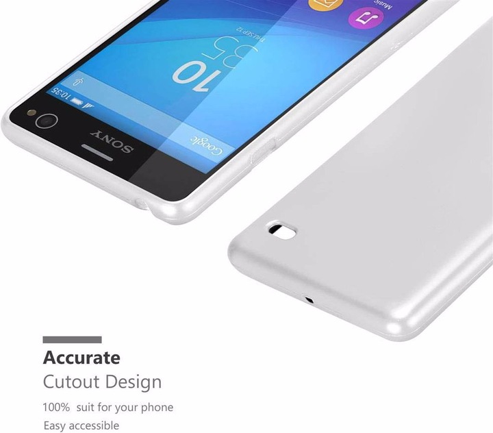 Image du produit Cadorabo Couverture métallique mate TPU (Sony Xperia C4)