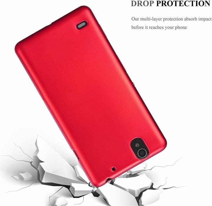 Produktbild Cadorabo TPU Matt Metallic Cover (Sony Xperia C4)