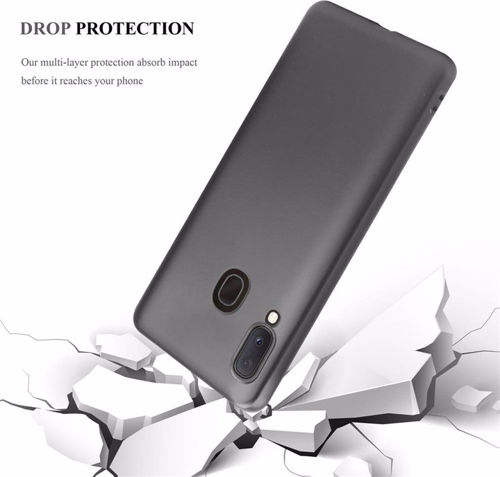 Produktbild Cadorabo TPU Matt Metallic Cover (Samsung Galaxy A10e)