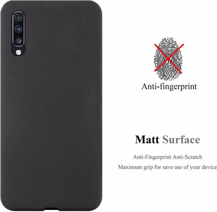 Actual product image Cadorabo TPU Frosted Cover (Samsung Galaxy A70)