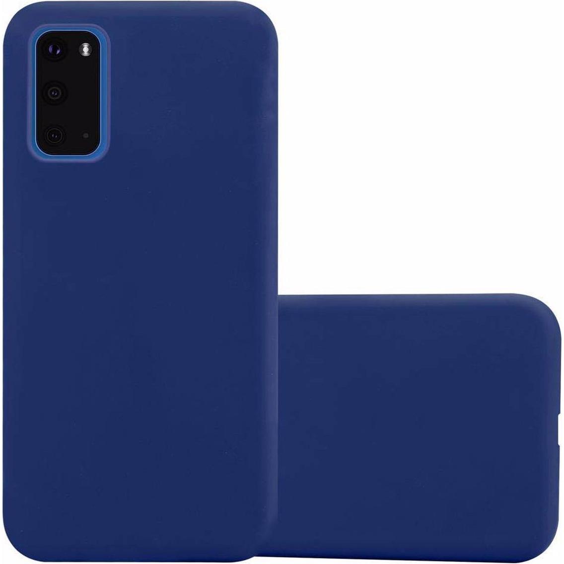 Cadorabo TPU Candy Cover (Samsung Galaxy S20+), Smartphone Hülle, Blau