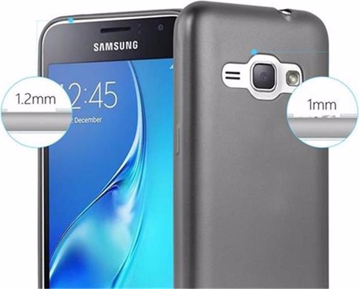 Produktbild Cadorabo TPU Matt Metallic Cover (Samsung Galaxy J1 (2016))