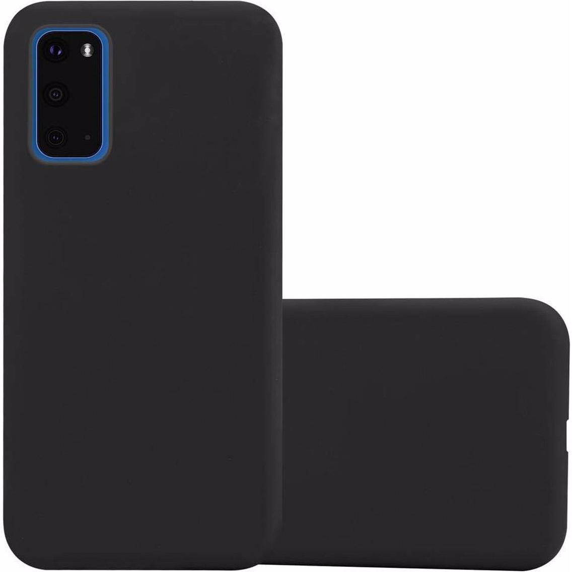 Cadorabo TPU Candy Cover (Samsung Galaxy S20+), Smartphone Hülle, Schwarz