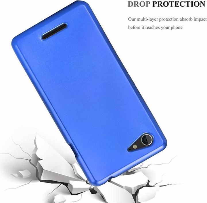 Actual product image Cadorabo TPU Matt Metallic Cover (Sony Xperia E3)